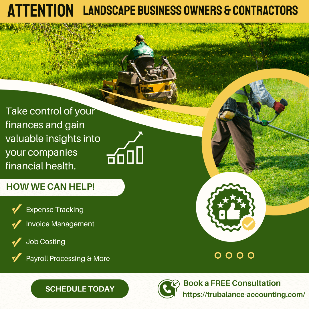 Bookkeeping for Landscape Professionals