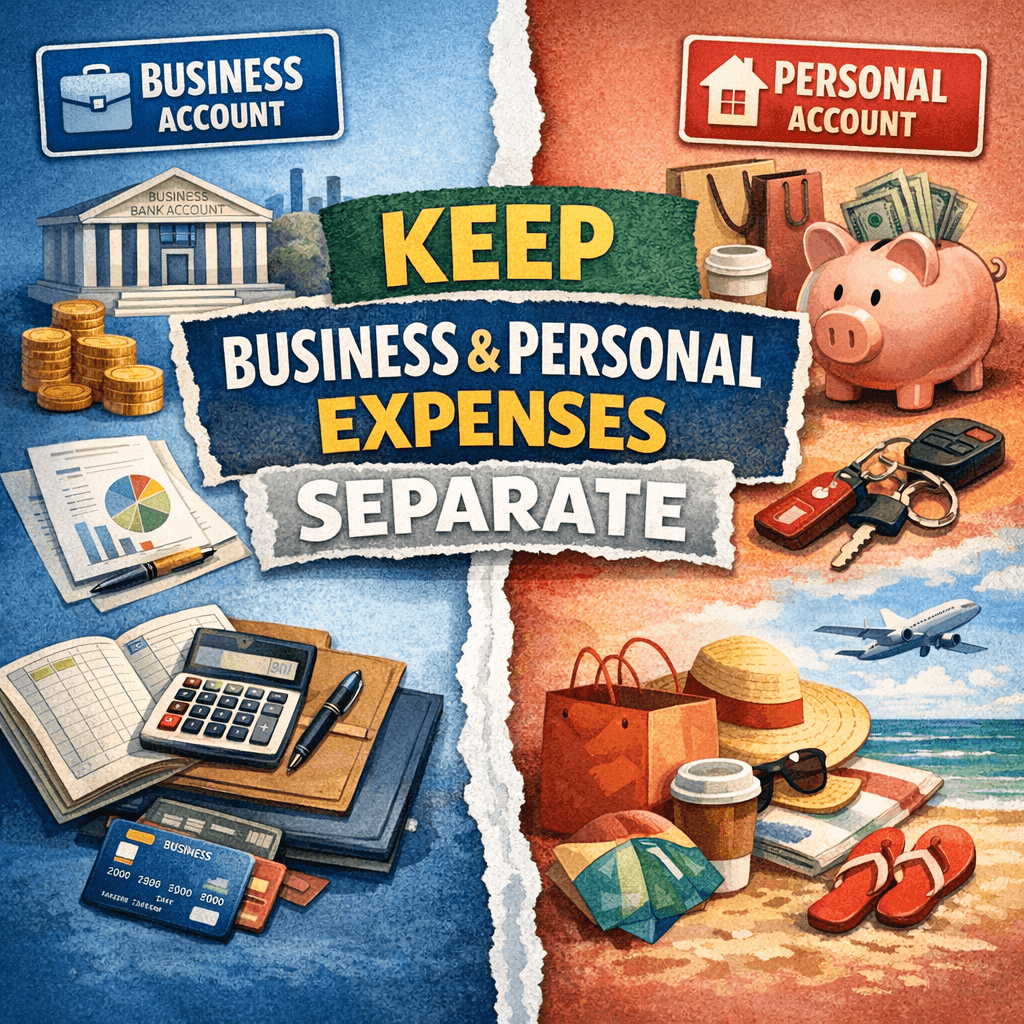 Why separating business and personal is important